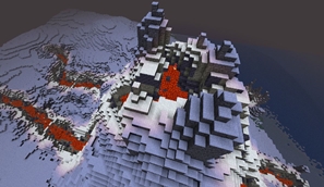 Snowy Volcano
