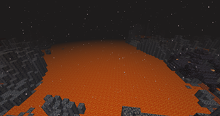 A dangerous lava world