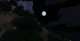 Moon-lit Mountains