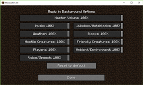 Version 1.3 - Music in Background Options