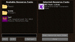 minecraft freezes when i install resource packs