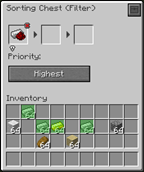 Main Filter Configuration