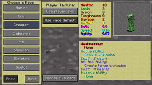 Creeper Stats