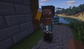 Steve with beer
