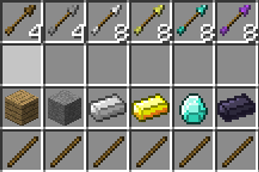 Normal Bolt Crafting Recipes