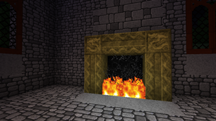 Cozy evening at the castle