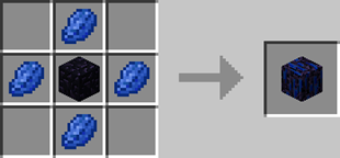 Crying Obsidian Block Crafting Recipe