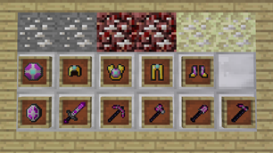 White Gold Items and Blocks