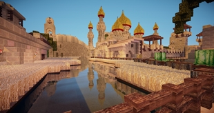 Wolion 128 HD - scene from the desert city by jeracraft
