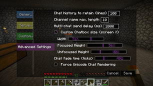 Advanced Settings