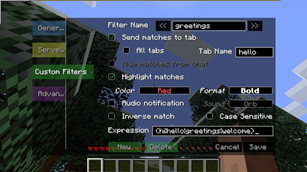 Custom Filters