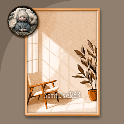 Minimalist Cozy Indoor Painting #2 Sellable Extra A Samtuse963 logo