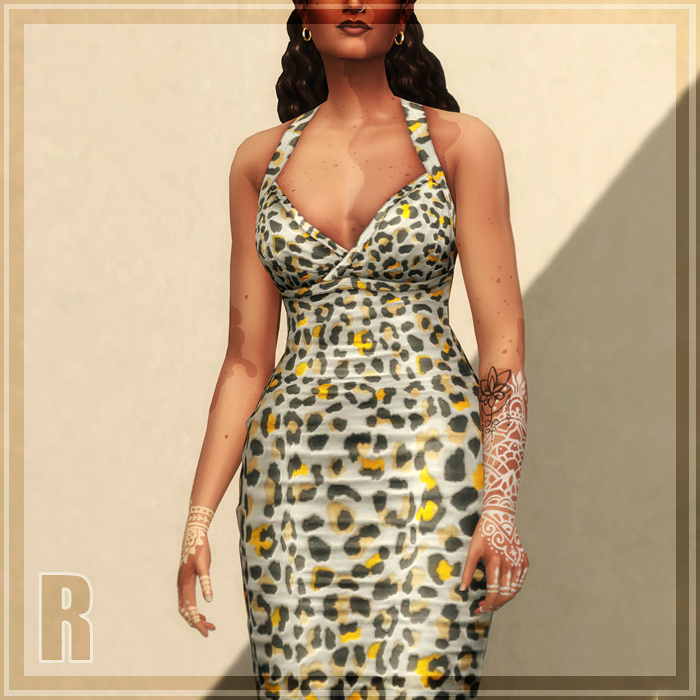 Silky & Pattern - Gloria Dress [Leopard Pattern] logo