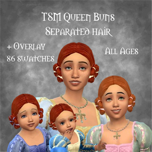 TSM Queen Buns Separated Hair logo