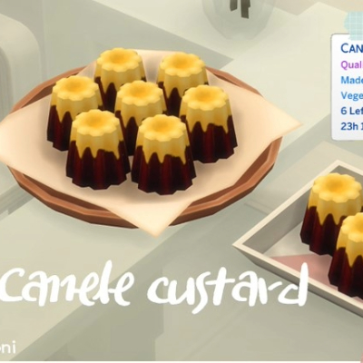 Canelé con natillas de Oni Traducido al español by LizzySims