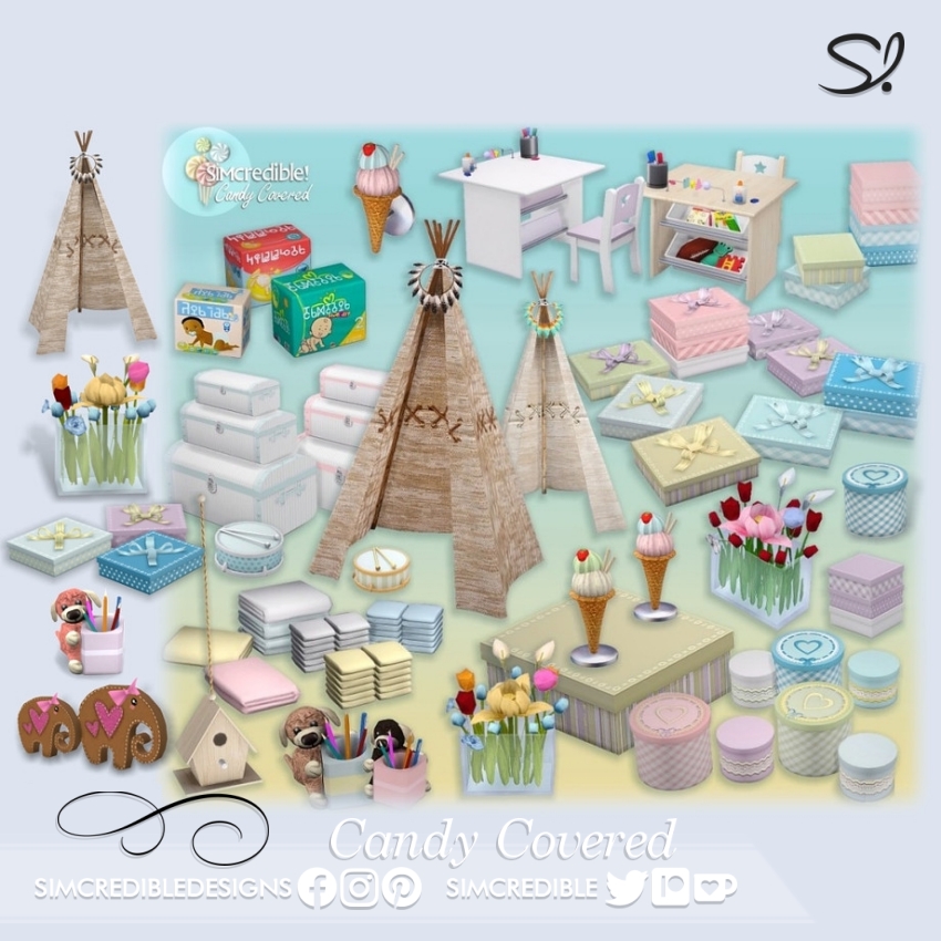 Candy Covered decor 🍭 logo