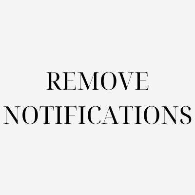 Remove Notifications logo