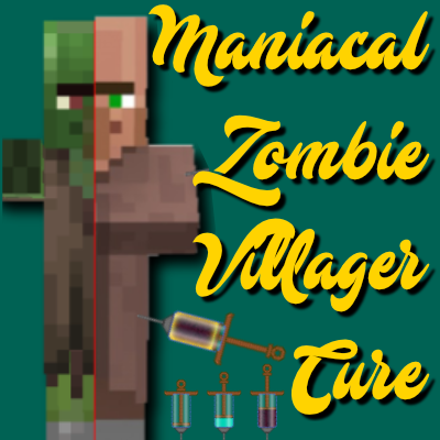Maniacal Zombie Villager Cure logo
