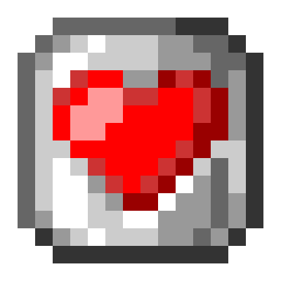 Baubley Heart Canisters (Fabric)