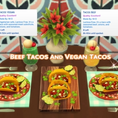 Tacos de carne y vegetarianos de Oni Traducido al español by LizzySims