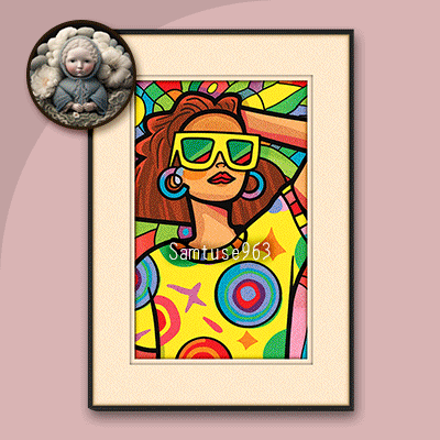 Bright Young Painting #4 Sellable Extra A Samtuse963 logo