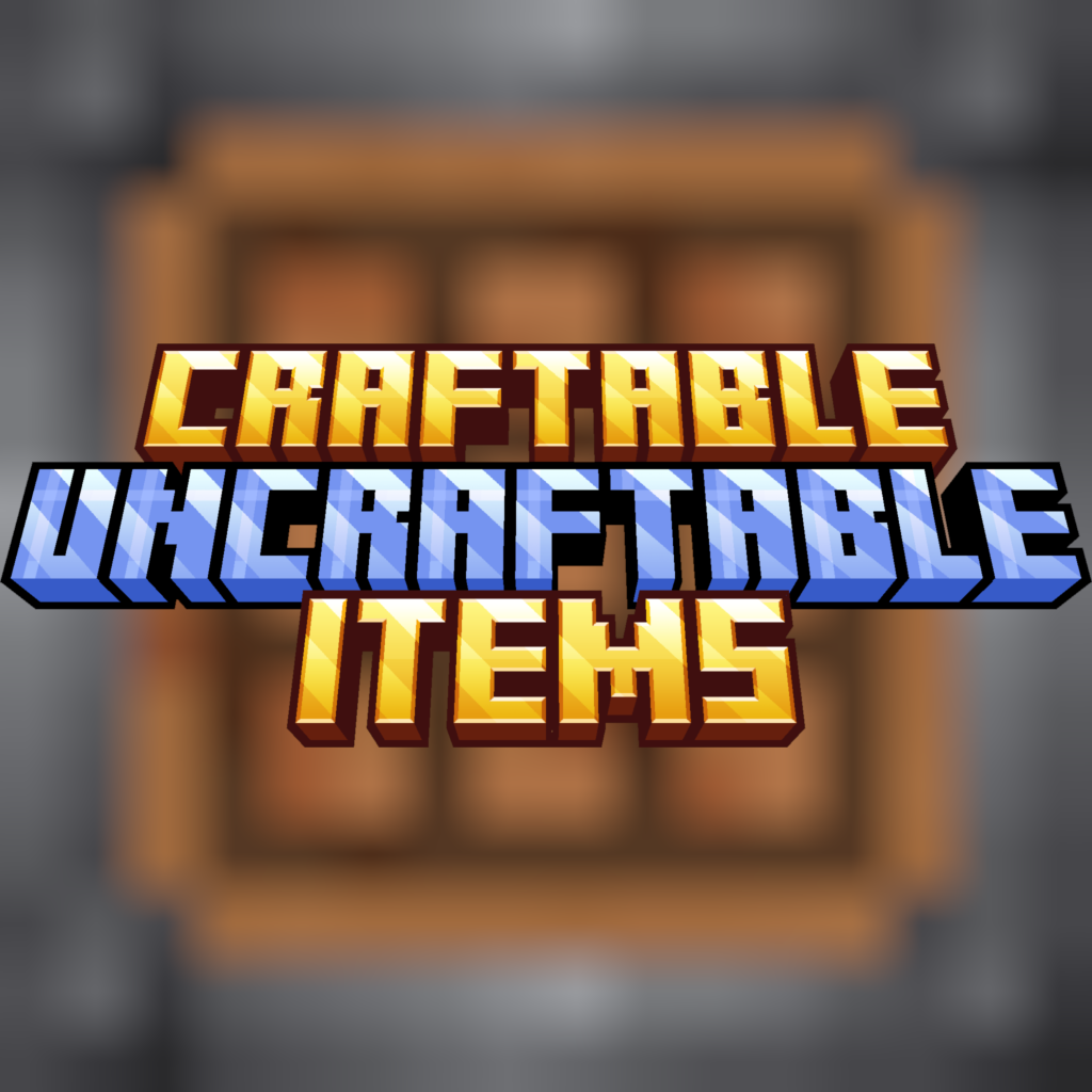 Craftable Uncraftable Items logo