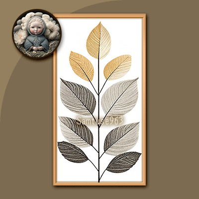 HQ Abstract Leaf Long Painting #6 Sellable Extra D Samtuse963 logo