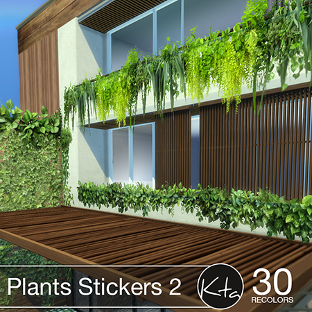 [kta] Plants Stickers 2 logo