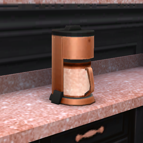 Rose Gold Glitter Coffee Pot Re-color logo