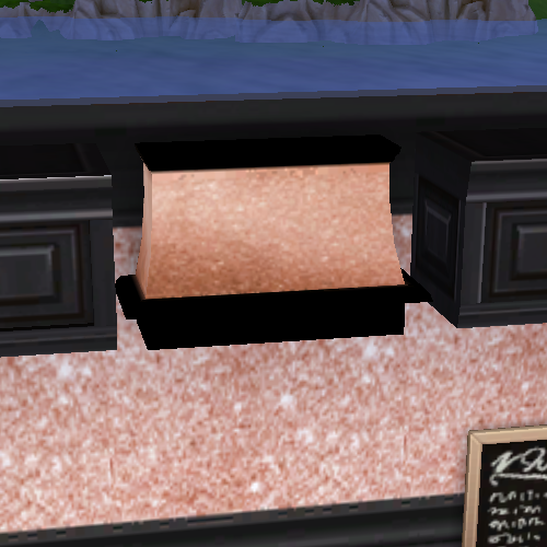 Rose Gold Glitter Stove Hood logo