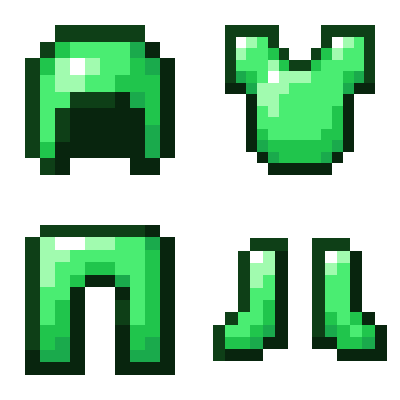 JT's Emerald Armour And Tools