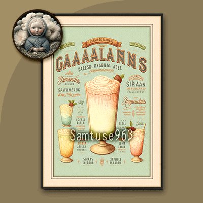 Drinks Poster Frame #2 Samtuse963 logo