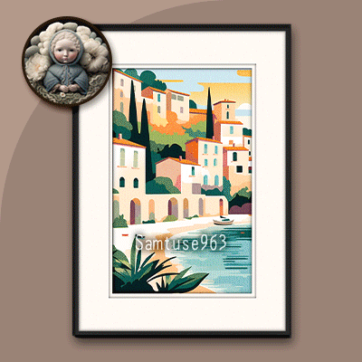 Minimalist City Painting #2 Sellable Extra A Samtuse963 logo