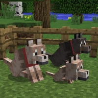 Minecraft wolf kennel