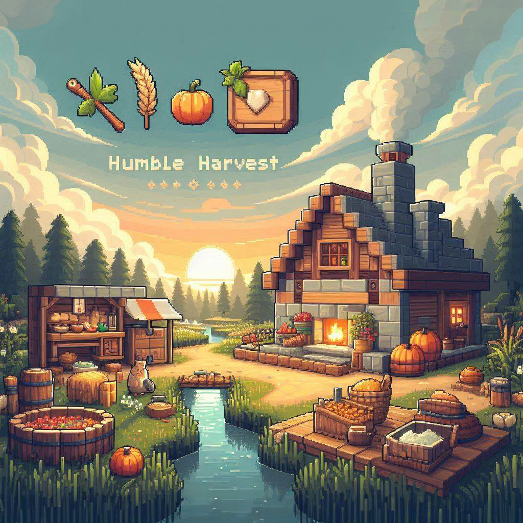 Cozy Cooking: Humble Harvest logo