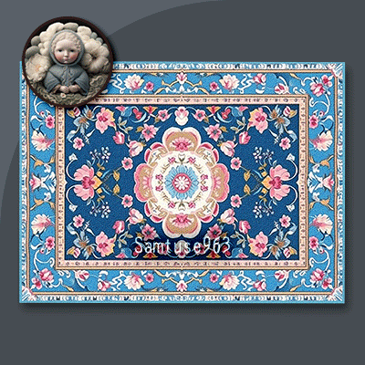 HQ Classic Rectangular Dance Rug #9 Samtuse963 logo