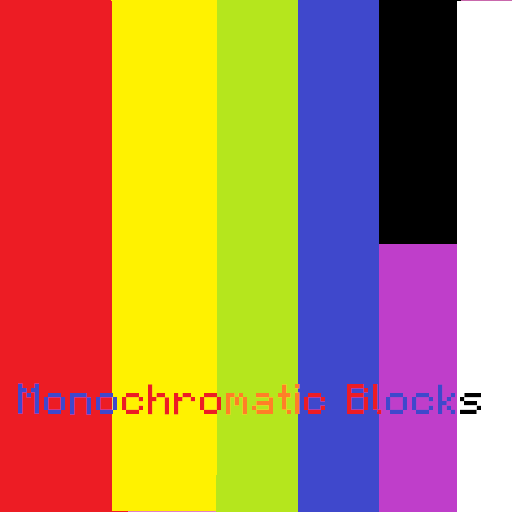 Monochromatic Blocks logo