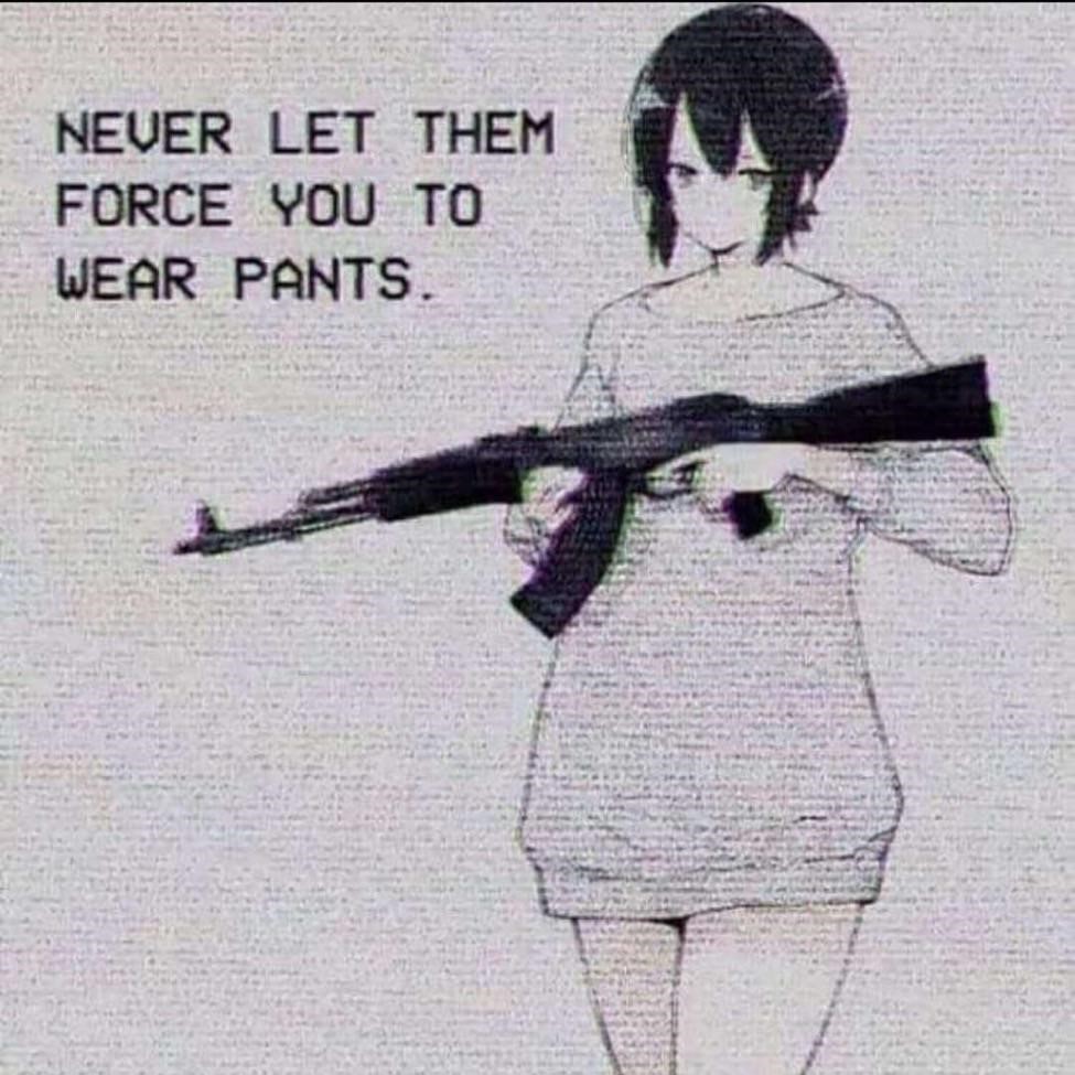 The guns aren't for the creepers