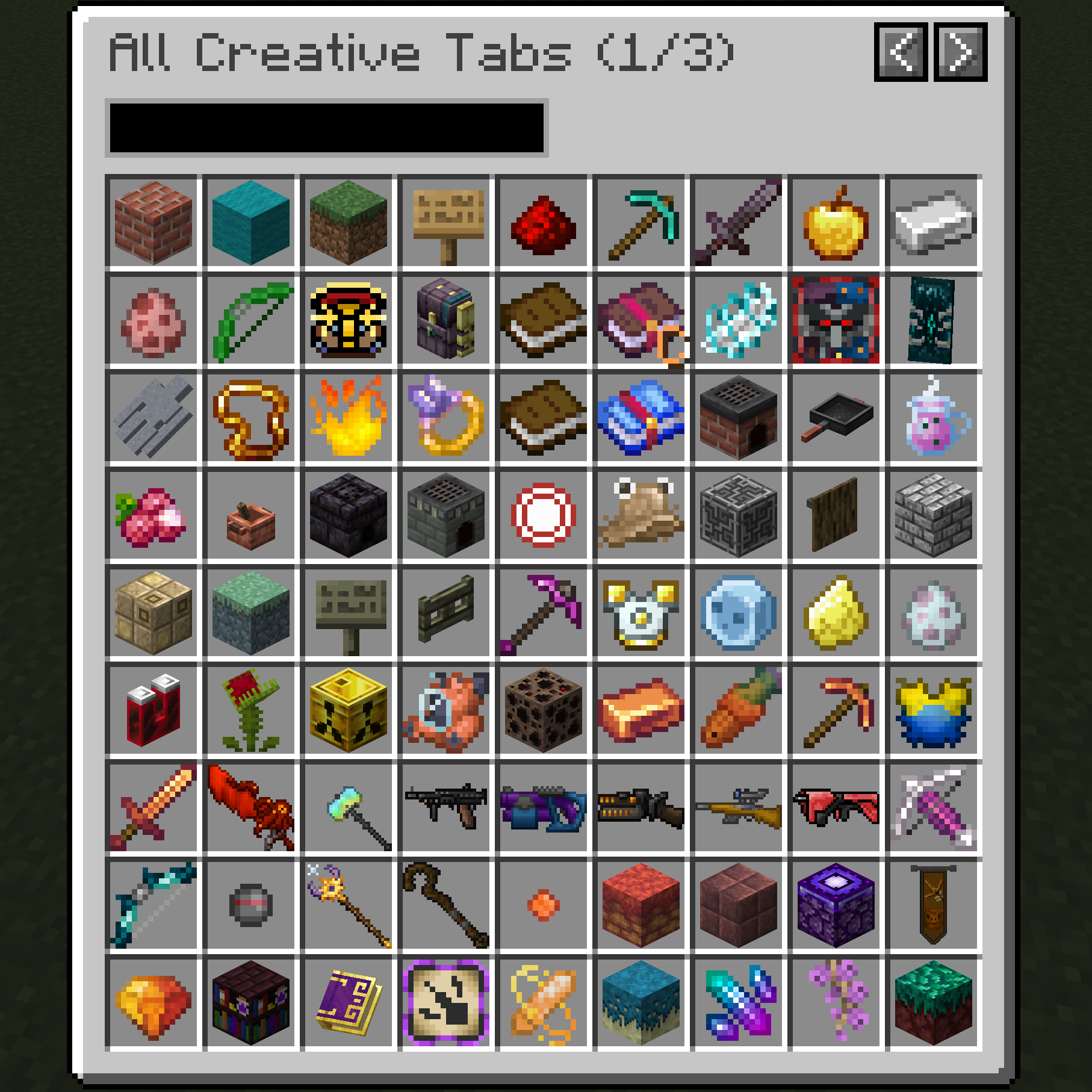Better Creative Mode Tabs