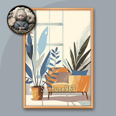 Minimalist Cozy Indoor Painting #3 Sellable Extra A Samtuse963 logo