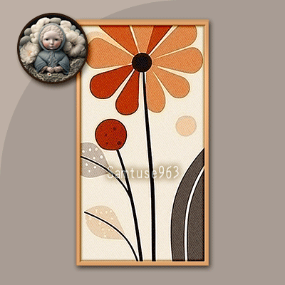 HQ Abstract Flower Long Painting #4 Sellable Extra D Samtuse963 logo