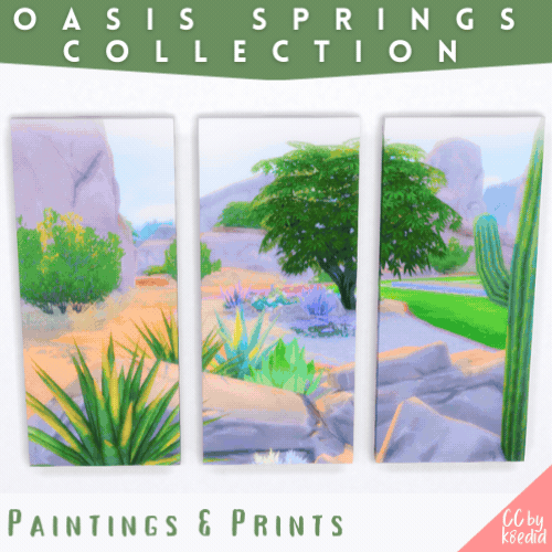 Oasis Springs Collection || Paintings & Prints logo
