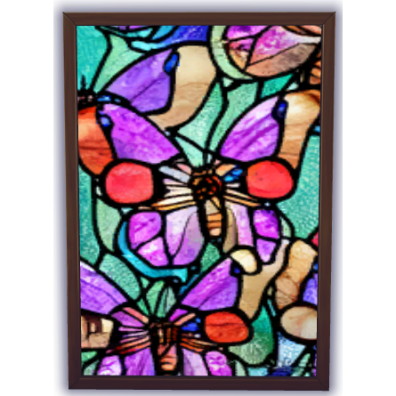 Butterfly Stained Glass Window 2 logo