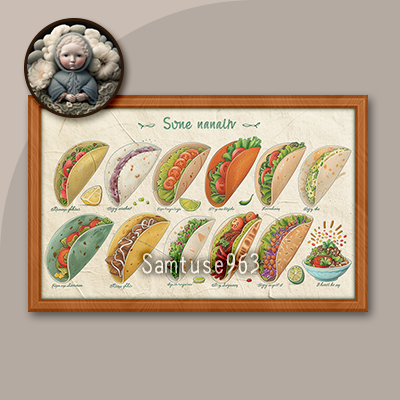 Tacos Shop Menu Board #1 Samtuse963 logo