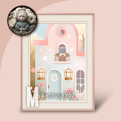 HQ Medium Table Painting Pastel Street #1 Samtuse963 logo