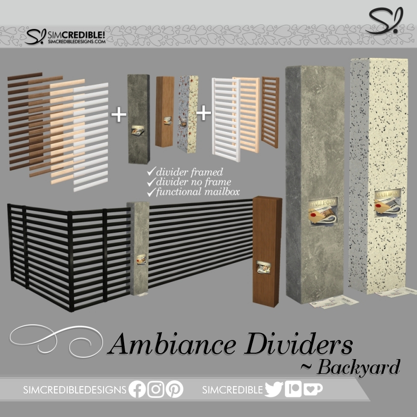 Ambiance Dividers - Backyard 💌 logo