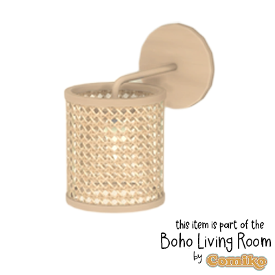 Comiko - Boho Living Room Wall Lamp logo