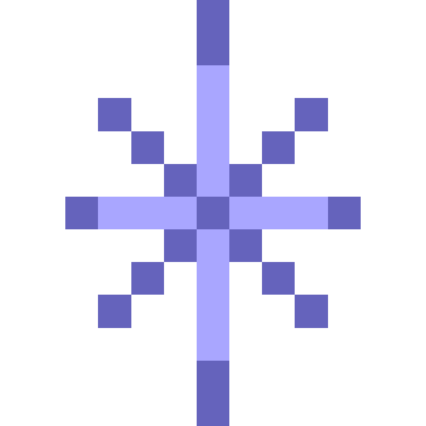 Melody's Snowflake Sparkle XP Orbs Periwinkle logo