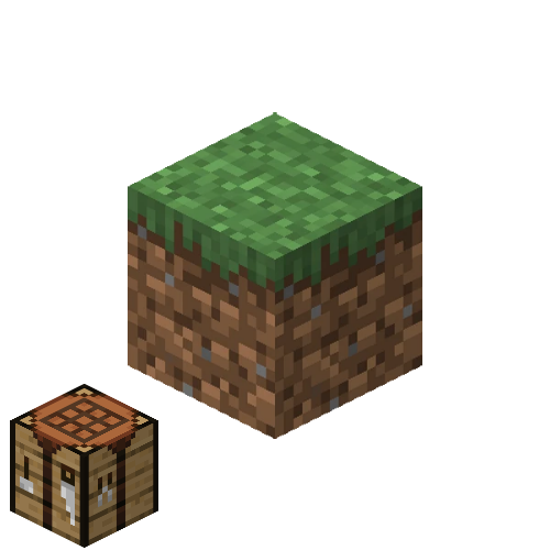 Zaynen's Craftable Grass Block logo