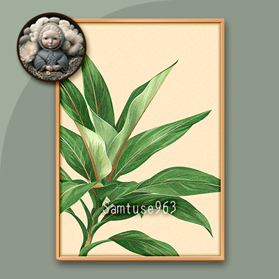 Minimalist Plant Painting #3 Sellable Extra A Samtuse963 logo